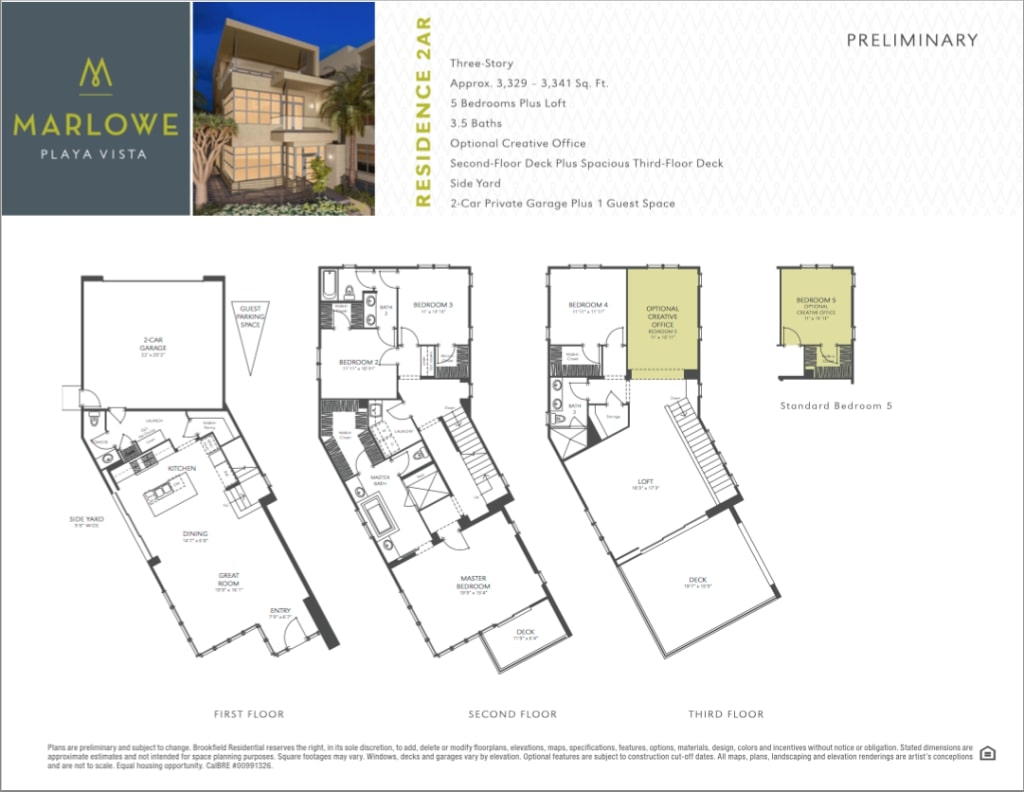 Marlowe at Playa Vista New Homes Info